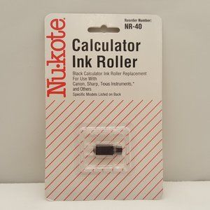 NUKOTE Calculator Ink Roller Replacement | Black | NR-40 | NEW